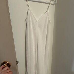 Babaton long white dress